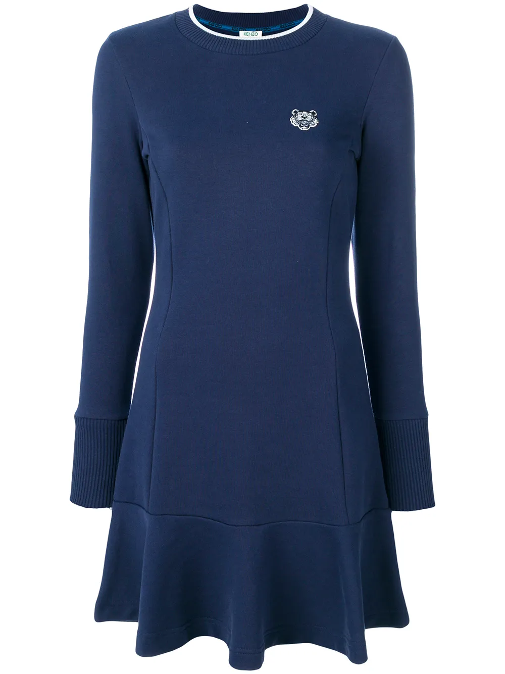 Kenzo 'Tiger' Kleid - Blau