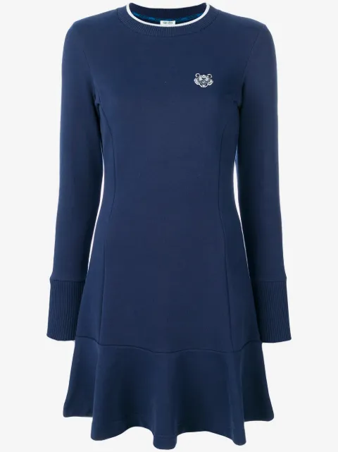 Kenzo Tiger patch dress