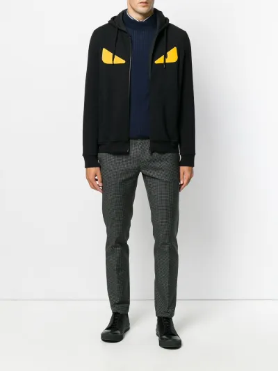 Fendi Bag Bugs hoodie black | MODES