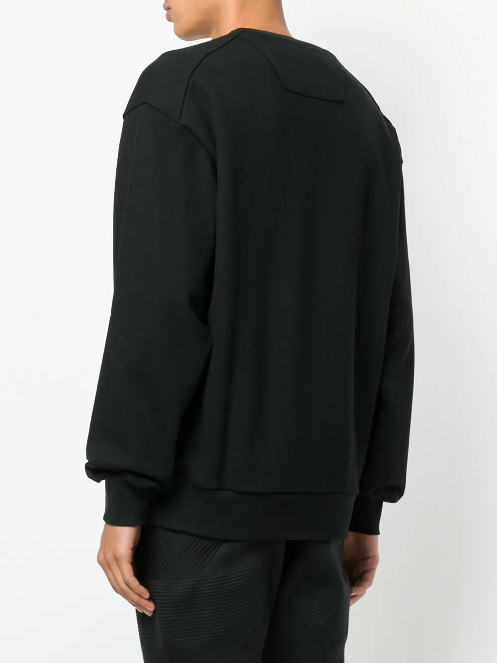 Juun.J Ram embroidered sweatshirt Zwart