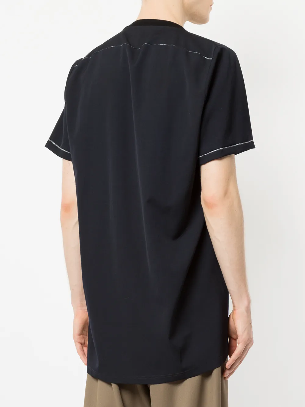 Lanvin asymmetric T-shirt Blauw
