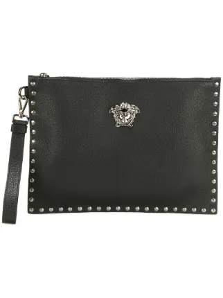 Versace Medusa Head Clutch Bag Farfetch Versace Medusa Head Clutch Bag