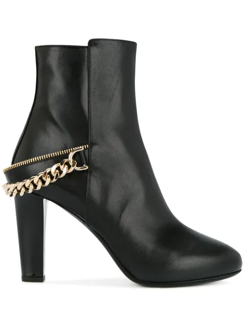 Lanvin chain detail ankle boots