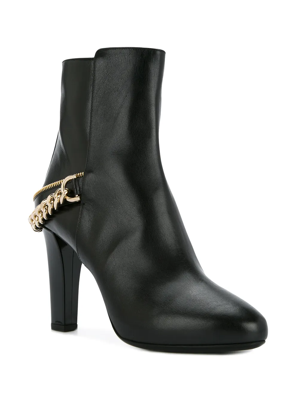 Lanvin chain detail ankle boots Zwart