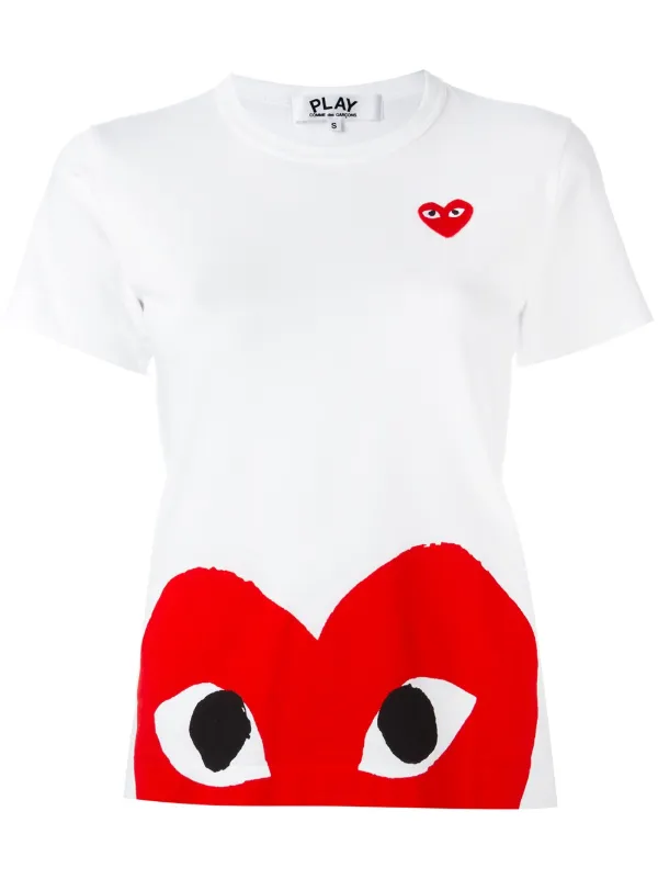 Comme Des Garçons Play ハートロゴ Tシャツ 通販 - FARFETCH