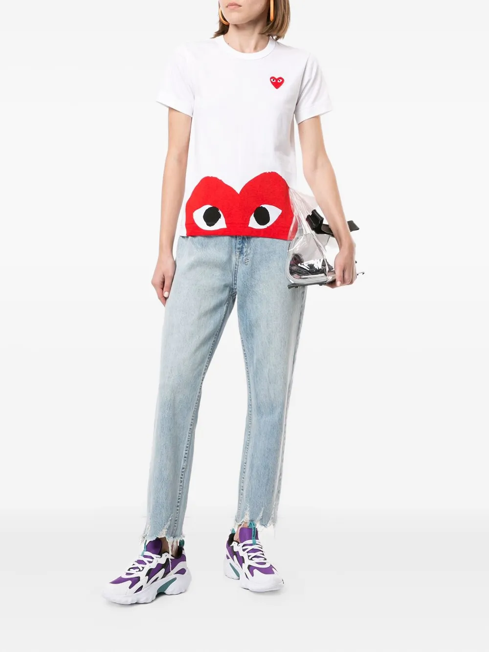 Comme Des Garçons Play logo-print cotton T-shirt | T-Shirts & Jersey Shirts | Image 2