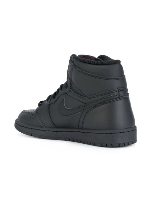 Shop Black Jordan Air Jordan Retro 1 High Og Sneakers With Express Delivery Farfetch