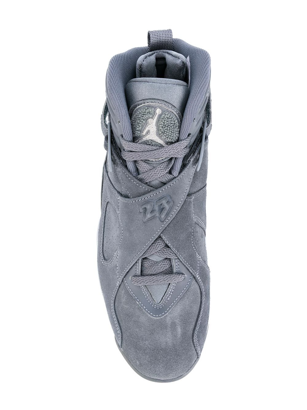 Shop Nike Air Jordan Retro 8 Sneakers In Grey