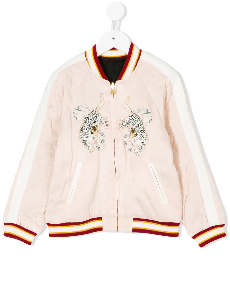 Chloé Kids двусторонняя куртка бомбер