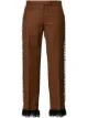 Image 1 of Marco De Vincenzo frill trim cropped trousers