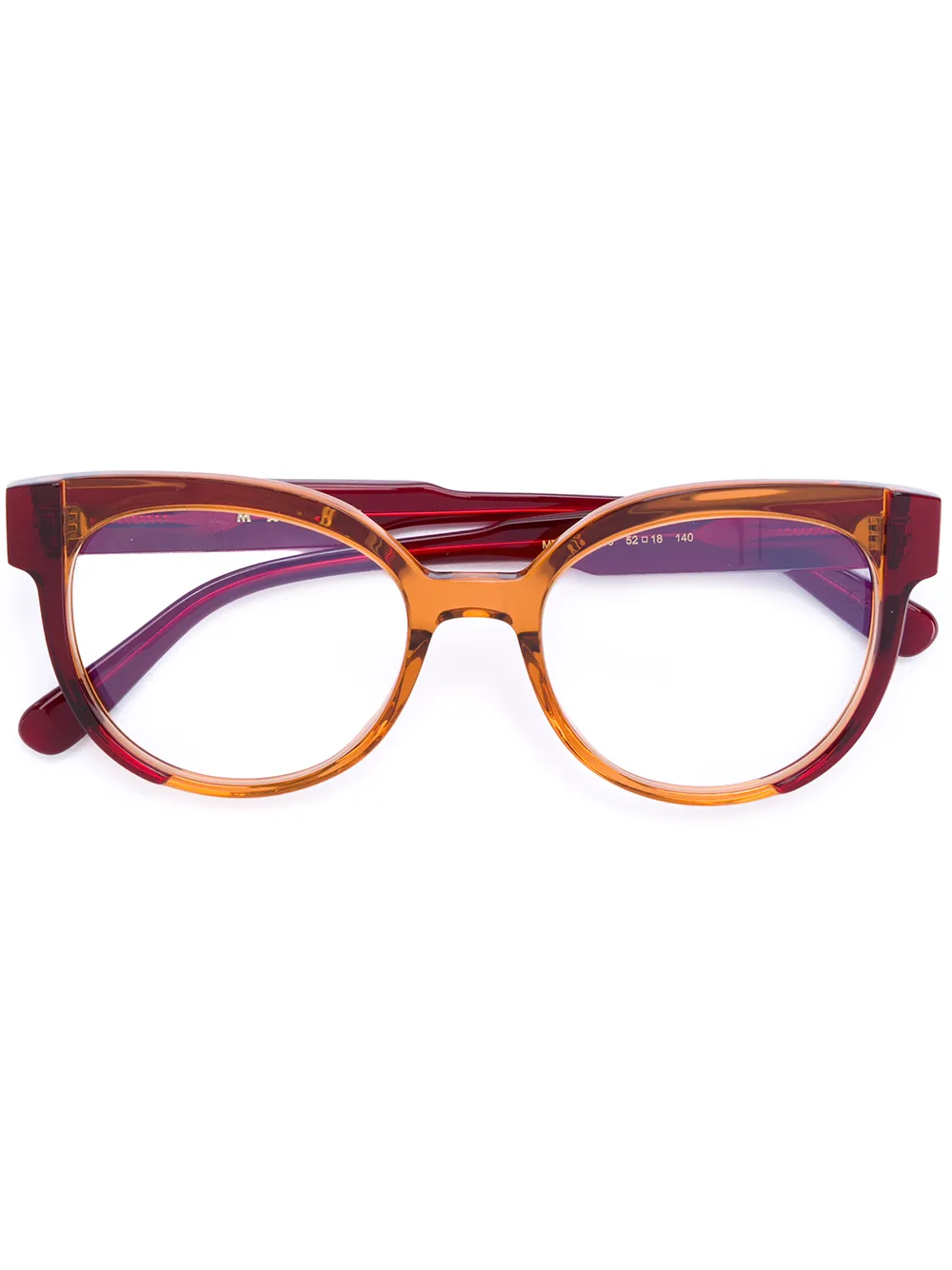 

Marni Eyewear cat-eye shaped glasses - Brown