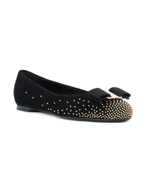 salvatore ferragamo vara bow ballerina shoes