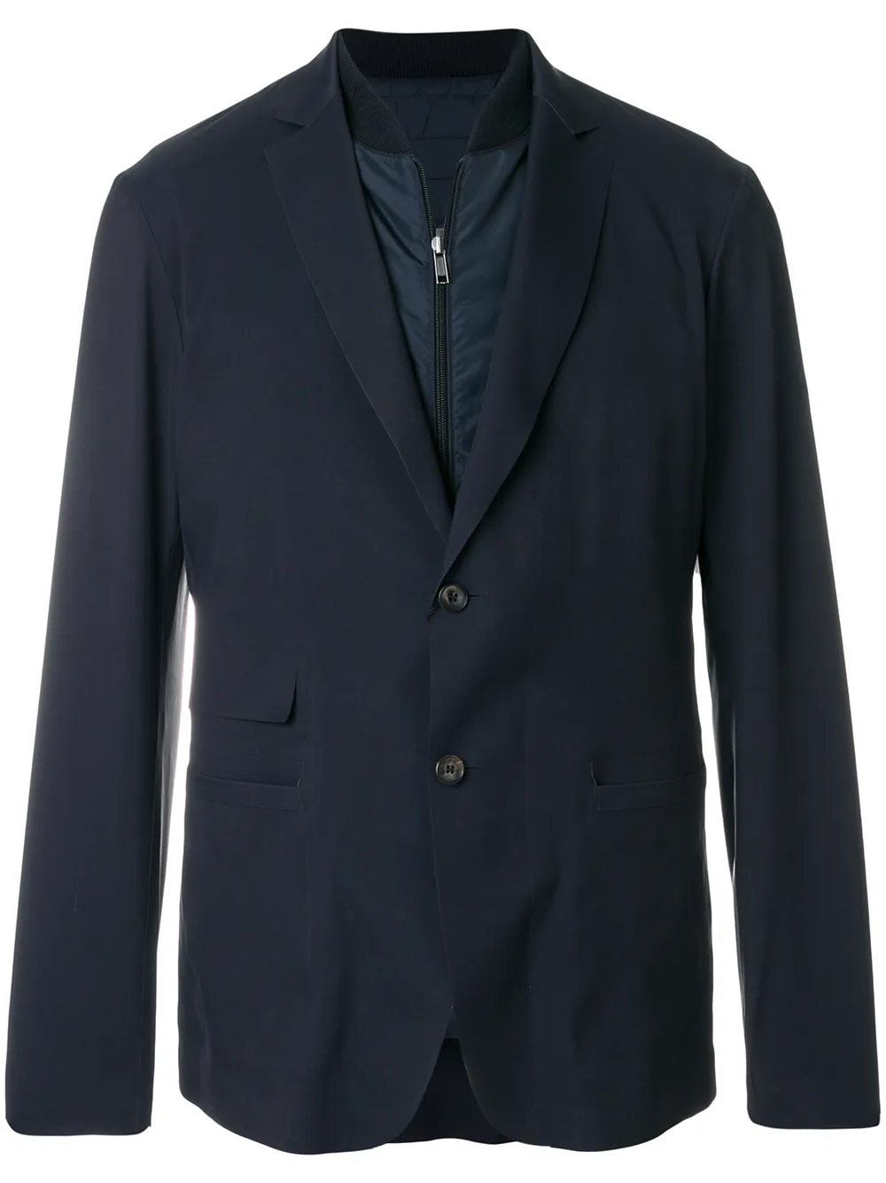 Liska double layer padded blazer jacket | Blue | Image 1