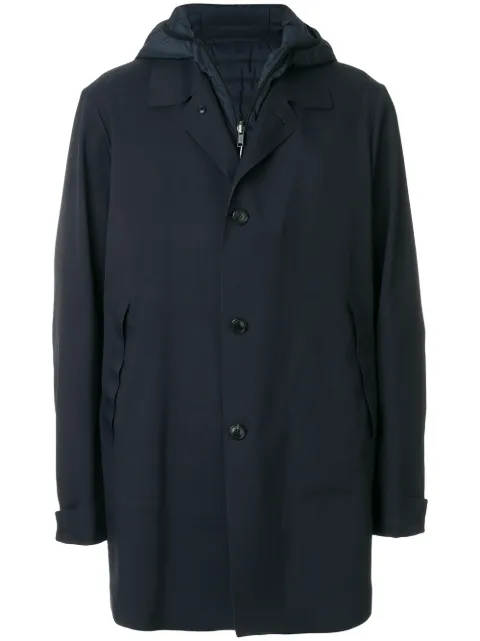 Liska single breasted jacket with padded vest piece