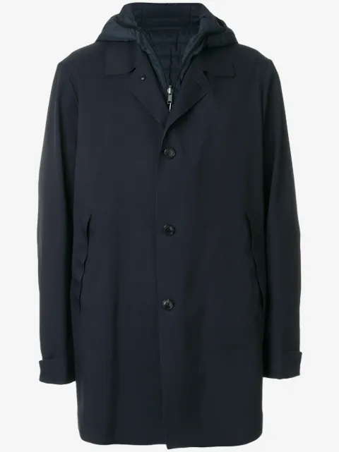 Liska single breasted jacket with padded vest piece
