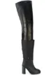 الصورة 1 من MM6 Maison Margiela حذاء بطبقات فوق ركبة