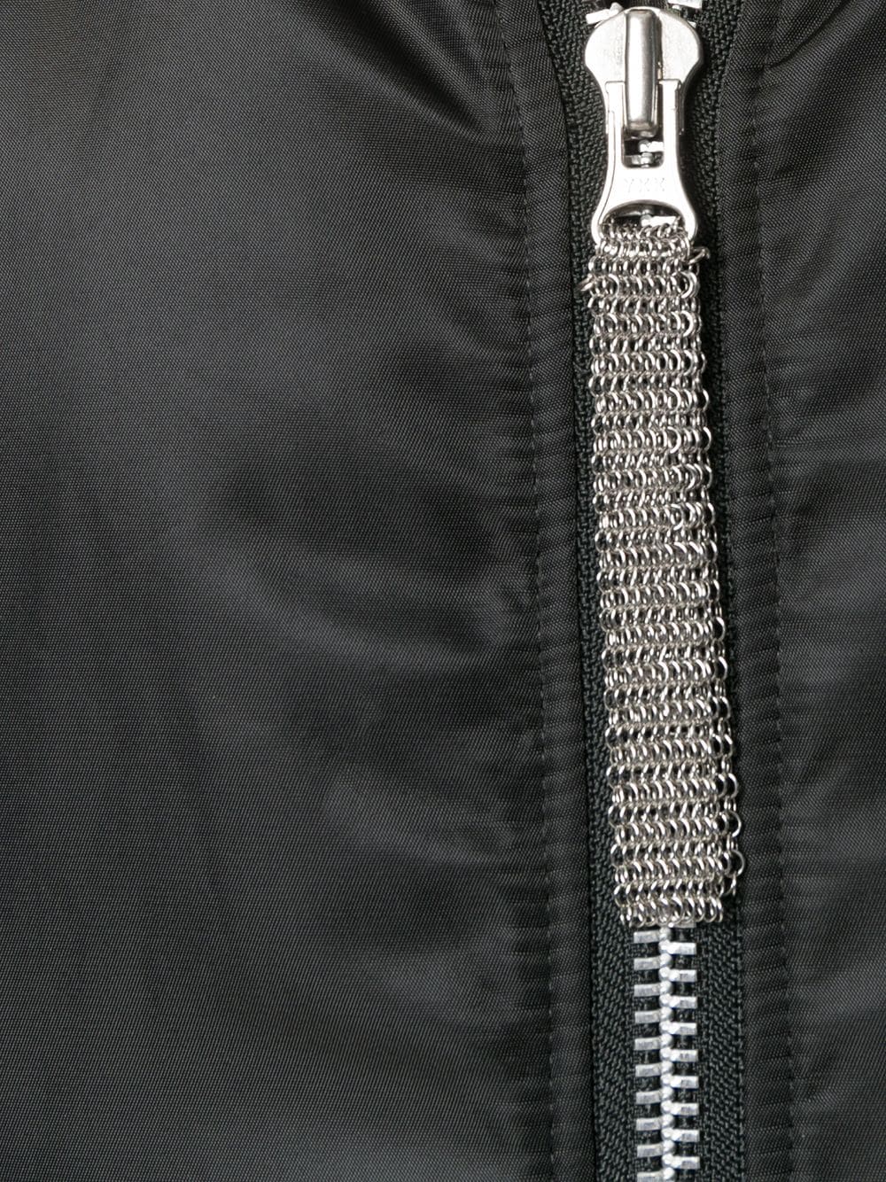 фото Ktz куртка-бомбер с кольчужными вставками