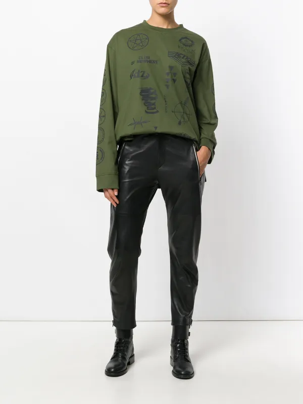 KTZ プリント ロングTシャツ | グリーン | FARFETCH JP