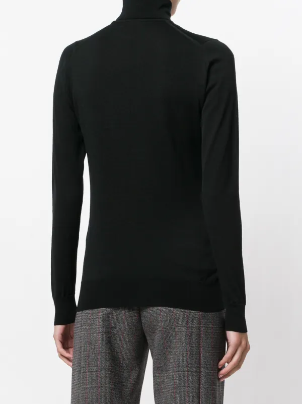 トップス JOHN SMEDLEY SWEATER KNIT Black John Smedley Catkin Jumper | Black | FARFETCH