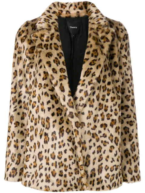 theory leopard jacket