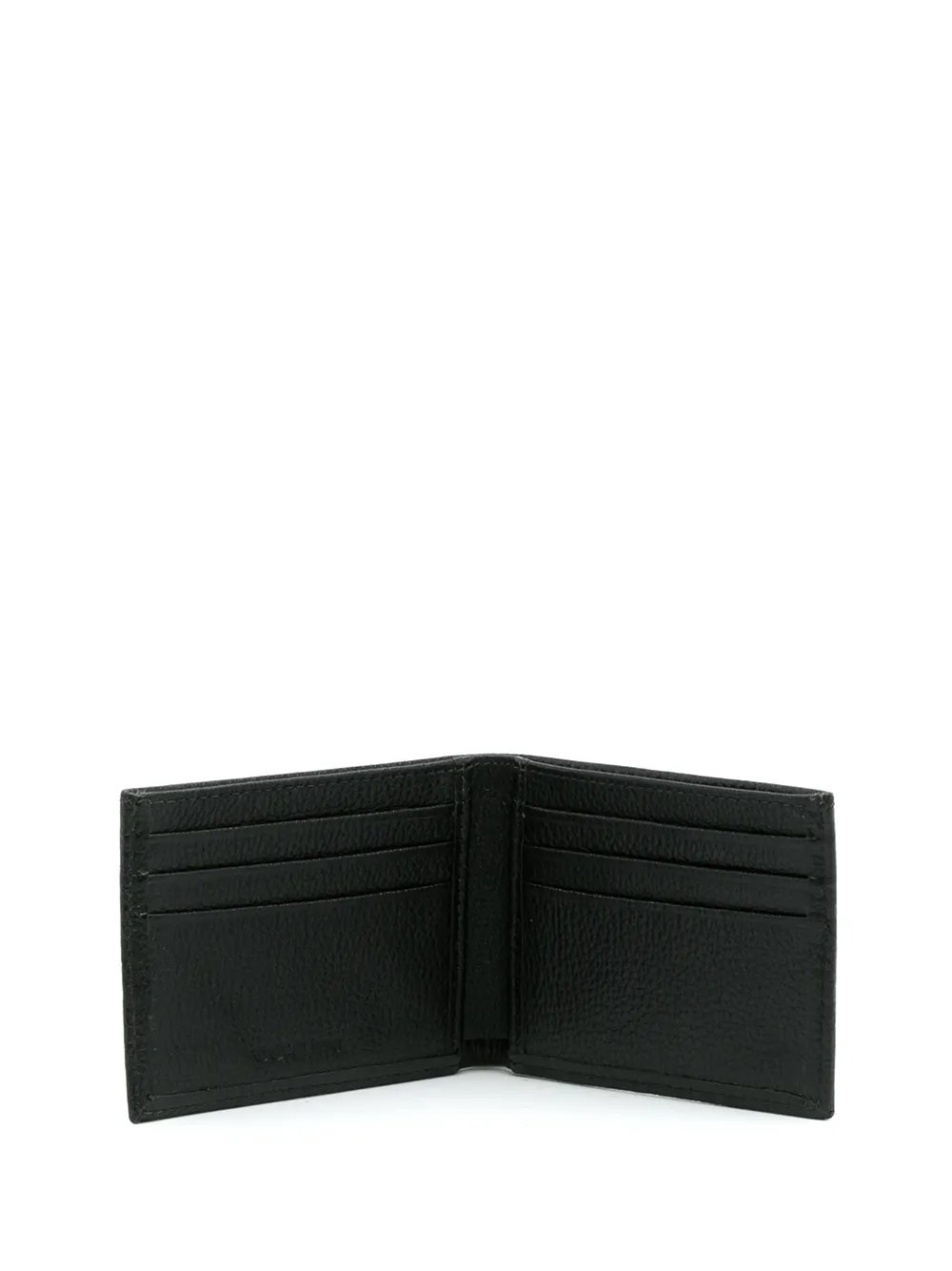 Osklen grained-effect leather wallet Zwart