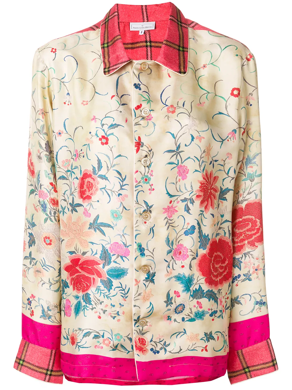 Pierre-louis Mascia Floral Embroidered Blouse $435 - Buy AW17 Online - Price