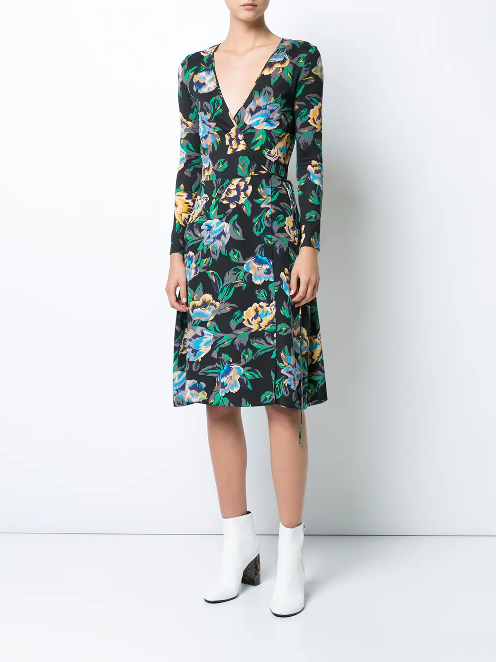 Floral Wrap Dress