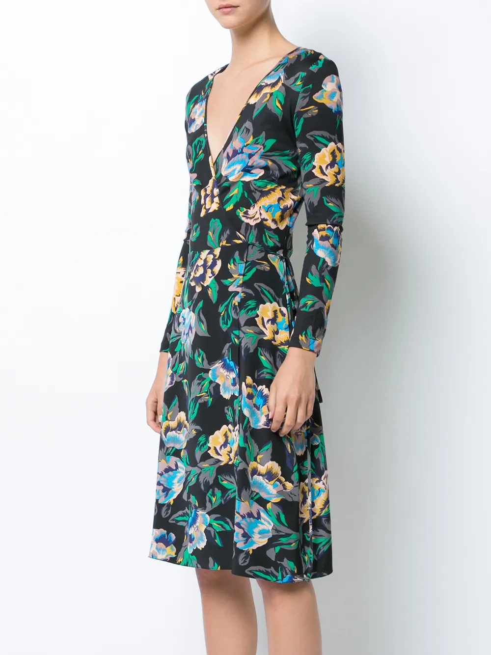 Floral Wrap Dress