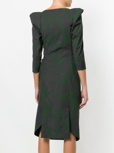 Vivienne Westwood structured shoulder dress
