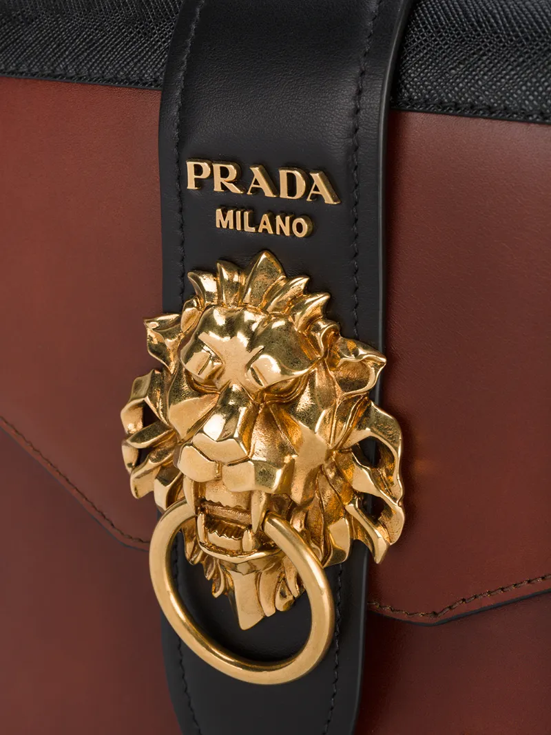 prada bag with lion