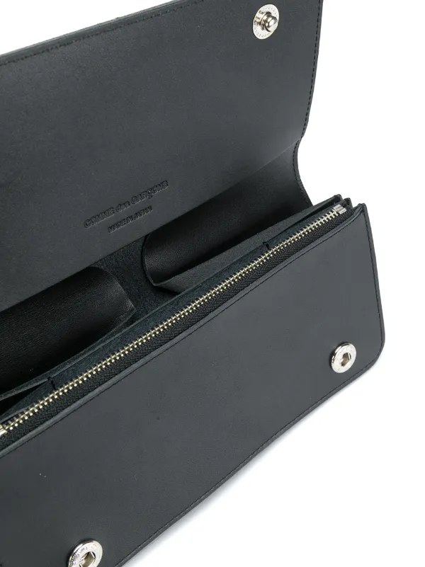 comme des garçons wallet live free レザー　黒 Comme Des Garçons Wallet Live Free With Strong Will Wallet | Black