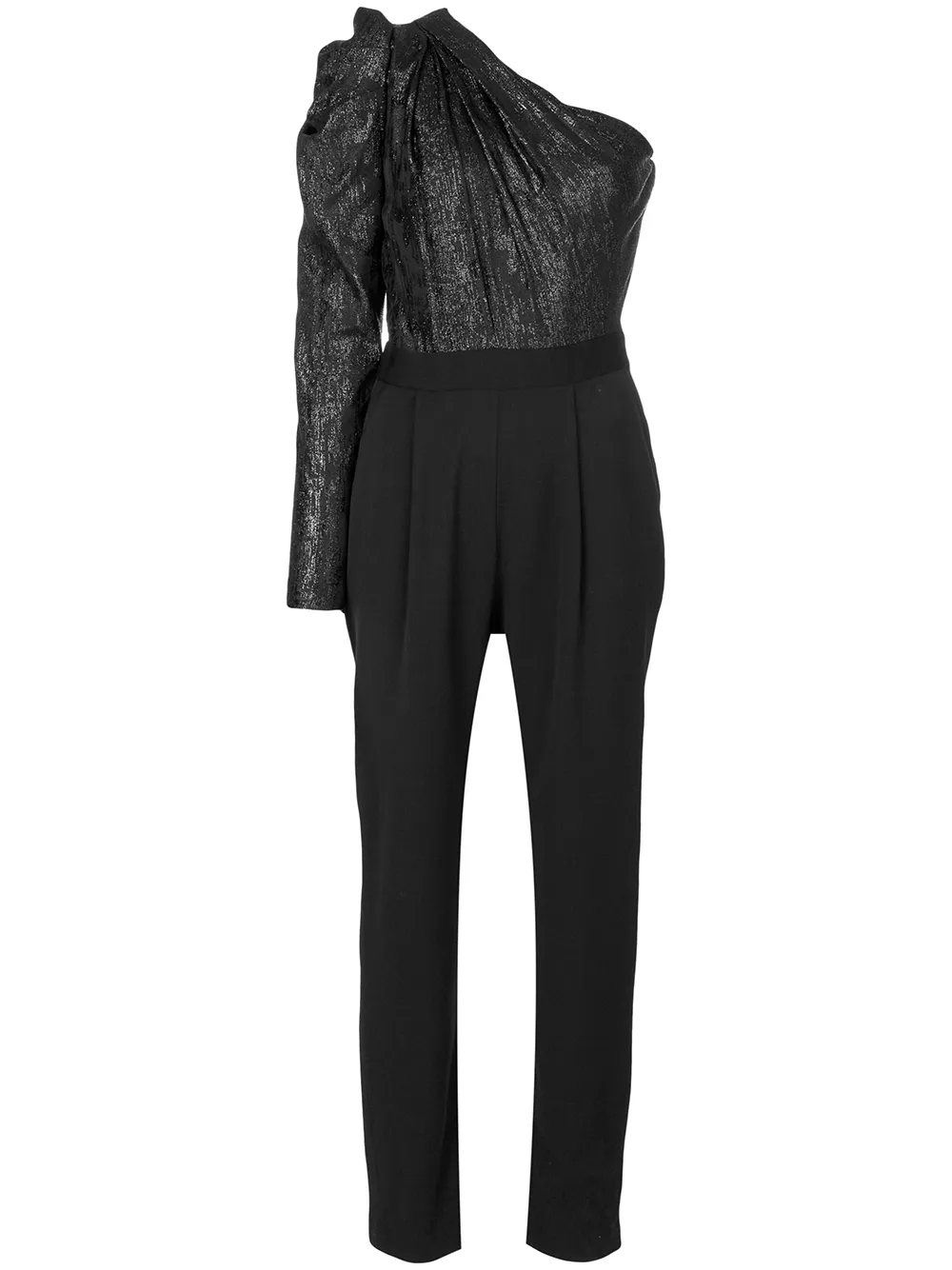Michael Kors asymmetric jumpsuit Zwart
