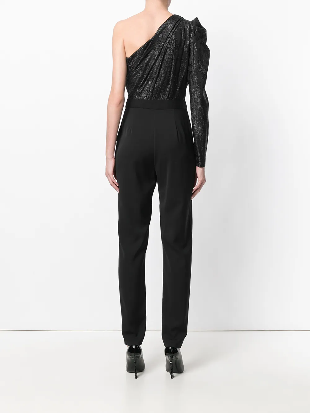 Michael Kors asymmetric jumpsuit Zwart