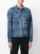 R13 scribble print denim jacket