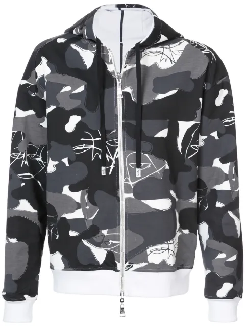 Haculla Witchslap reversible camouflage hoodie