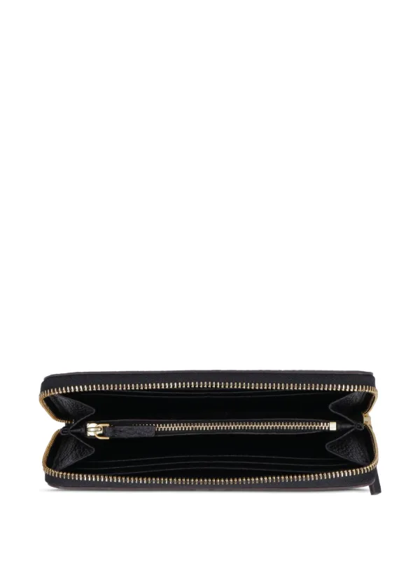 Tory Burch McGraw Zip Continental Wallet | Black | FARFETCH