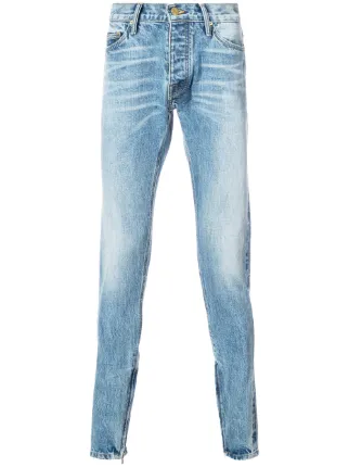 fear of god bleached jeans