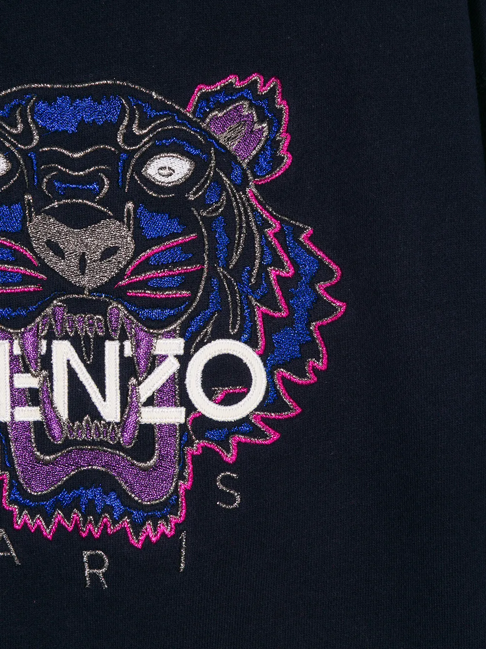 фото Kenzo kids толстовка с вышивкой 'tiger'