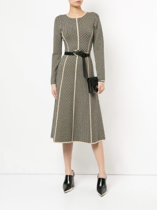 Gabriela Hearst Geometric Pattern Knit Dress $2,680 - Buy Online AW17 ...