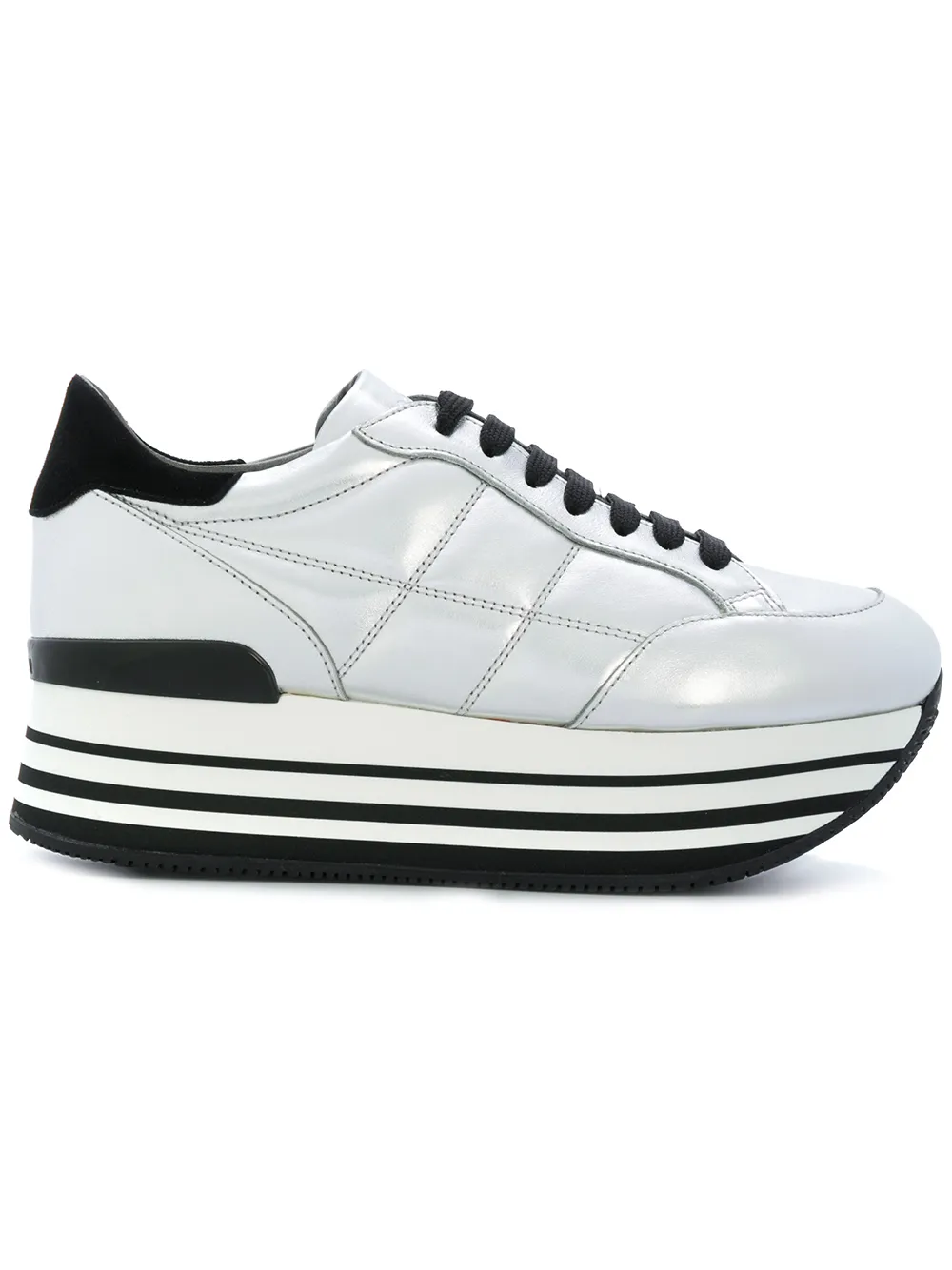 Hogan H222 maxi sneakers Zilver