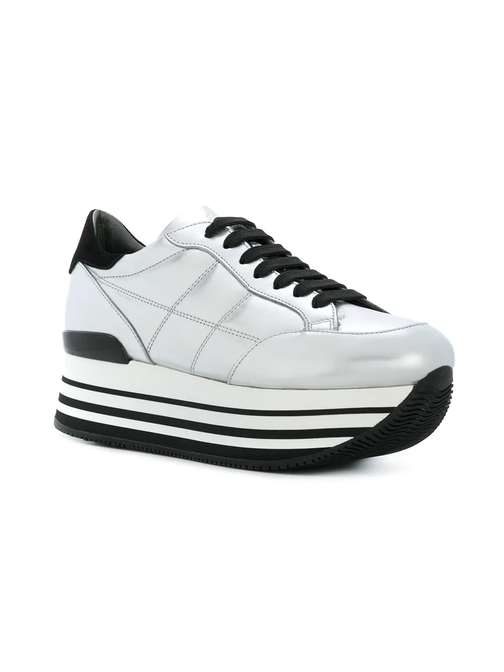 Hogan H222 maxi sneakers Zilver