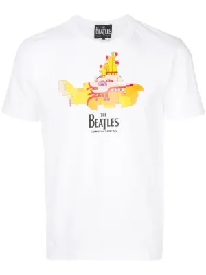 ＸLコムデギャルソンTHE BEATLES イラストプリント Tシャツ XL THE BEATLES イラストプリントTシャツ 袋付き | ブランド古着の買取