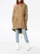 Moschino printed oversized hooded parka