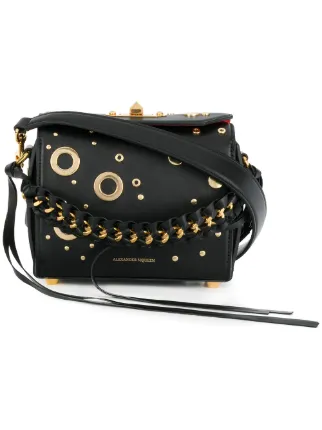 Alexander Mcqueen Box Eyelet Bag Farfetch Alexander Mcqueen Box Eyelet Bag