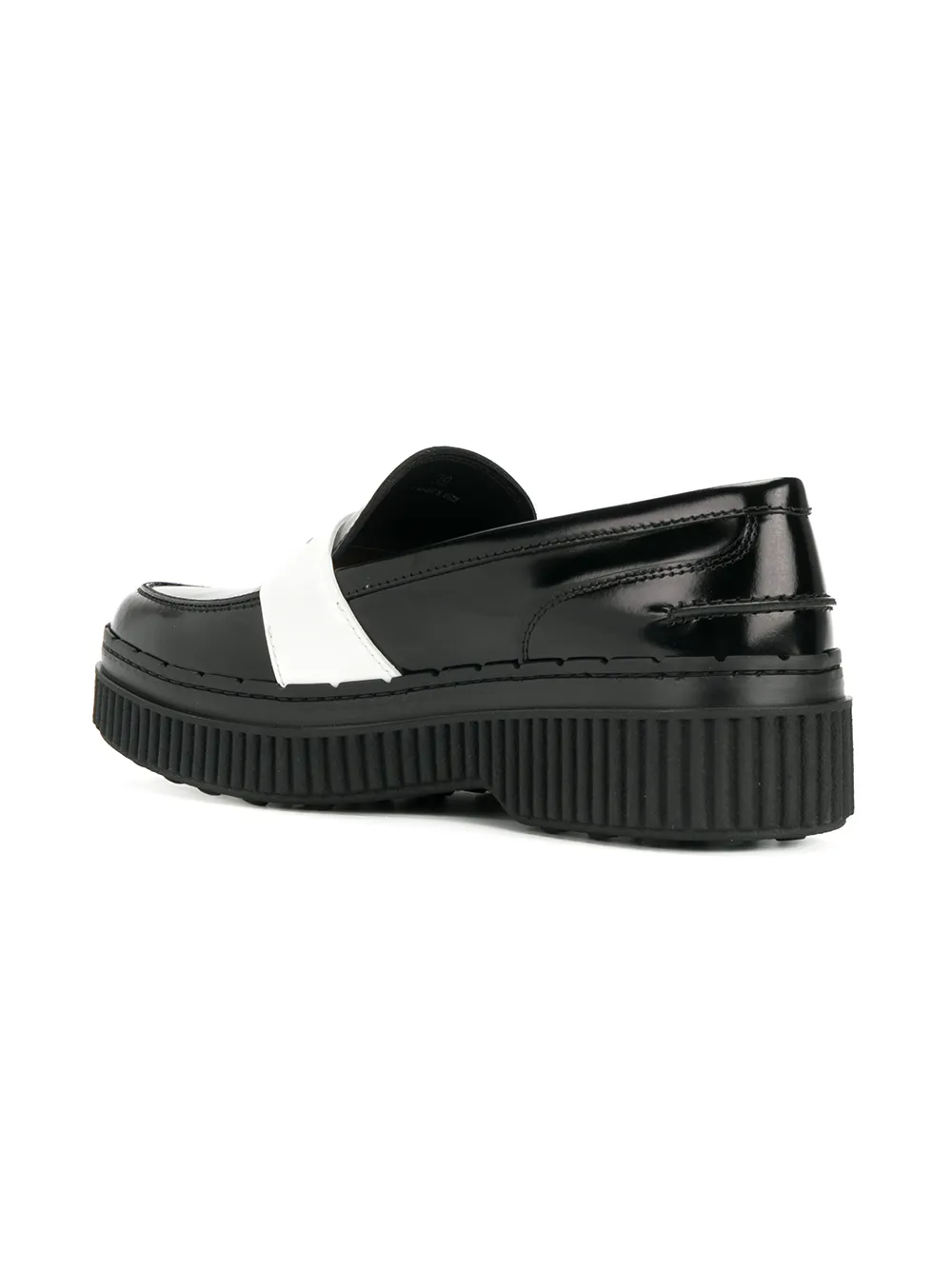 Tod's plateau loafers Zwart