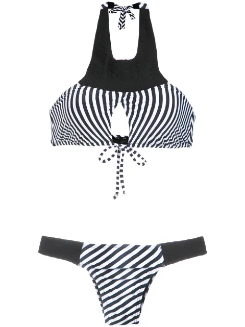 Amir Slama striped bikini set