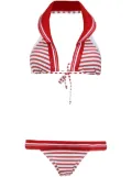 Amir Slama printed halterneck bikini set - Red