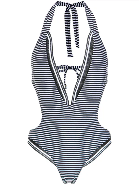 Amir Slama striped swimsuit