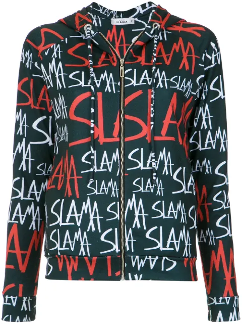 Amir Slama logo print track suit