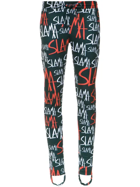 Amir Slama stirrup track trousers